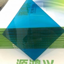 湖蓝色PC耐力板 PC光扩散板  2.3mmPC耐力板  可用于车棚雨棚天桥板