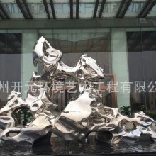 厂家直销 酒店门口镜面景观装饰 不锈钢雕塑 建筑物景观雕塑
