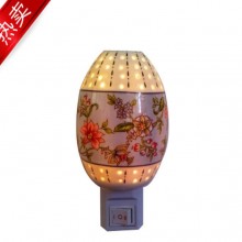 陶瓷小夜灯、镂空小夜灯、卡通小夜灯、印花小夜灯、厂家批发夜灯
