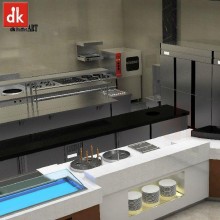 迪克森自助餐台  自助餐台设备 人造石