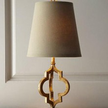 北欧时尚布艺台灯温馨布罩灯饰创意时尚卧室床头灯客厅学习台灯