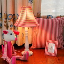 长期 原创布艺十二生肖组合台灯 时尚简约卧室台灯 卡通台灯