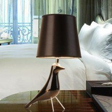 批发新款树脂布艺台灯客厅卧室书房床头台灯创意时尚T9257