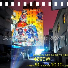 T2 [直销]多画面户外防雨巨幅广告投影灯 墙体巨幅商业广告