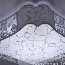 新款上市 豪华镂空蝴蝶仿古led布艺吸顶灯 豪华时尚布艺吸顶