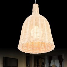 厂家直销 节能白炽创意吊灯 时尚家居吊灯 现代竹藤编织餐厅吊