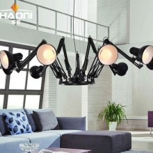 直销蜘蛛吊灯 工作室复古灯饰酒吧吧台铁艺吊灯创意酒吧灯Z8001