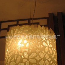 古镇灯饰厂家批发餐厅吊灯 亚克力吊灯 花朵灯 餐厅灯