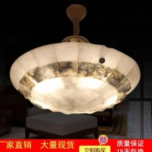 厂家直销 西班牙云石吊灯 铜+云石单锅吊灯 书房客厅卧室酒店