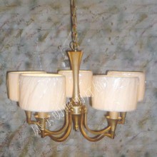 田园乡村铁艺吊灯欧式仿古铜六头灯具简欧创意餐厅灯卧室客厅吊灯