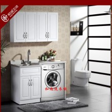 新款欧式橡木洗衣柜 洗衣机柜 和迦品牌 诚招山东地区经销商8