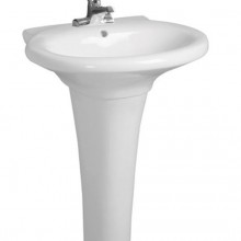 远源卫浴 厂家直供 出口陶瓷立柱盆 低价洗脸盆 Twyfor