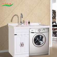 葛天致悦 洗衣柜厂家专业定制太空铝洗衣机柜组合一体柜阳台洗衣柜伴侣就选葛天致悦 洗衣机组合柜
