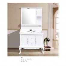 文博8001橡木浴柜，双孔，橡木浴室柜的柔韧性，厂家直销