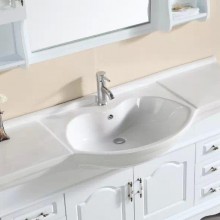 帝鸿卫浴整体浴柜 卫浴柜组合浴柜 仿古高雅洗手橡木浴室柜 3