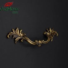 锌合金VH-5180双孔欧式仿古抽屉橱柜拉手 古典家具把手