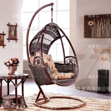 直销 时尚简约 室内阳台休闲吊椅 纯手工编制 创意秋千 室内秋千