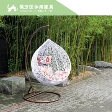 白色鸟巢水滴吊篮室内户外吊椅阳台客厅休闲吊篮椅馨宁居休闲家具