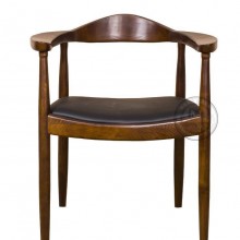 厂家批发美式复古实木总统椅休闲椅餐厅桌椅酒店餐椅办公椅