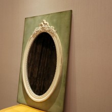 欧式复古大镜子化妆镜 悬挂式卧室穿衣镜化妆镜美容院装饰方形镜