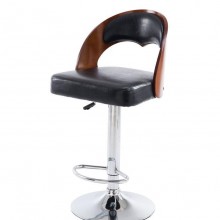 欧式复古木吧椅 咖啡酒吧椅 实木靠背吧凳 高脚升降转椅 厂家