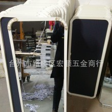 奥古特 欧式镶钻柜内旋转穿衣镜 衣橱推拉镜 试衣镜厂家 自产