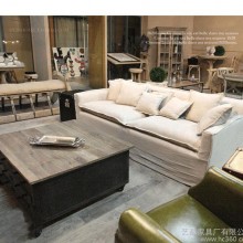 美式LOFT仿古铁艺储物柜 复古做旧茶几有六个抽屉铁艺斗柜 定制