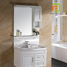 欧式卫生间洗脸洗手盆pvc组合柜 悬挂式一体陶瓷盆浴室柜批发