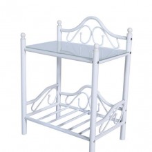 鑫丽景热销 欧式简约床头柜 金属白色黑色优质床头柜角柜迷你柜