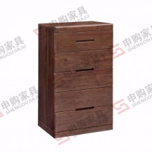 申购家具TP33五斗柜|黑胡桃实木斗柜|上海实木家具厂家|400 6262805