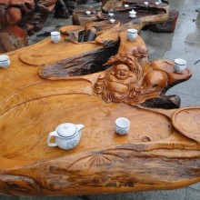 厂家直销  便宜香樟木根雕茶几 茶具茶海专卖 茶盘茶台批发