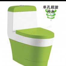 厂家直销潮州马桶彩色座便器连体坐便器 5826