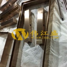 简约风格方形防雾玻璃镜面钛金色不锈钢卫生间穿衣镜镜框促销