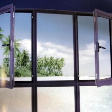 全开铝合金窗 断桥铝合金平开窗 别墅双开铝合金平开窗鸿泰价