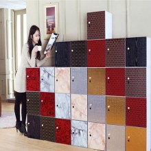 精品热卖 时尚多颜色带门超薄防尘防潮多功能家用酒店收纳鞋柜