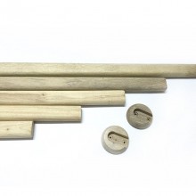 厂家批发 香樟木晒衣杆 实木衣柜挂衣杆 家居竹木