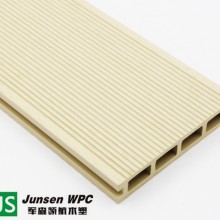 军森木塑150*25方孔地板/户外新型环保木塑材料/生态木厂家批发安装