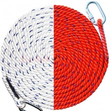 16mm新款安全绳 日式三股绳 新款高空作业绳 安全绳 消防逃生救生绳 救援绳 施工安全绳 装修施工绳