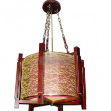 【镇店之宝】大量批发精品现代中式吊灯 六边布艺吊灯