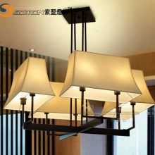 现代中式客厅布艺吊灯 热销卧室/书房/餐厅吊灯 厂家批发创意