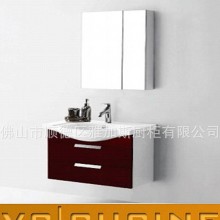 简约浴室柜挂墙镜柜 厂家直销现代浴室柜pvc