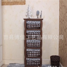 厂家批发美式田园储物家具 定做实木收纳柜客厅柜橱柜子简易家居