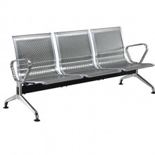 厂家批发多人位冷轧电镀钢制连排椅机场等候椅公共排椅输液椅