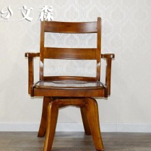 厂家直销 办公家具实木转椅 带扶手现代简约转椅 可定制