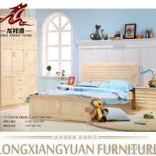 实木双人床单人家具松木床儿童床 儿童组合家具