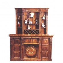 仿古防腐木中吧台 樟子松防腐木吧台 酒台 家装 可定制加工望江南