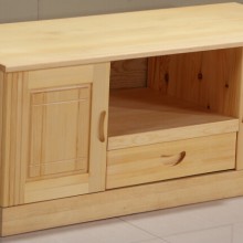 苏州实木家具厂定制/定做小居室地柜 松木电视柜