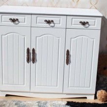 【豪雅徽韵】实木鞋柜简约现代大容量两门三门 收纳柜门厅柜鞋架