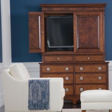 定制定做 美式家具客厅电视柜 桦木仿古落地电视柜