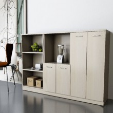 壁柜门PINAO皮阿诺(爱奇屋)现代简约简易餐边柜宜家边柜 储物柜 餐边柜特价 衣柜定制订金